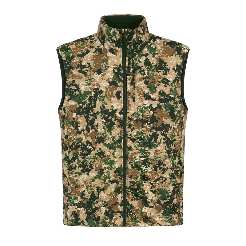 ACTIVE STRETCH CAMO VEST INSULATED