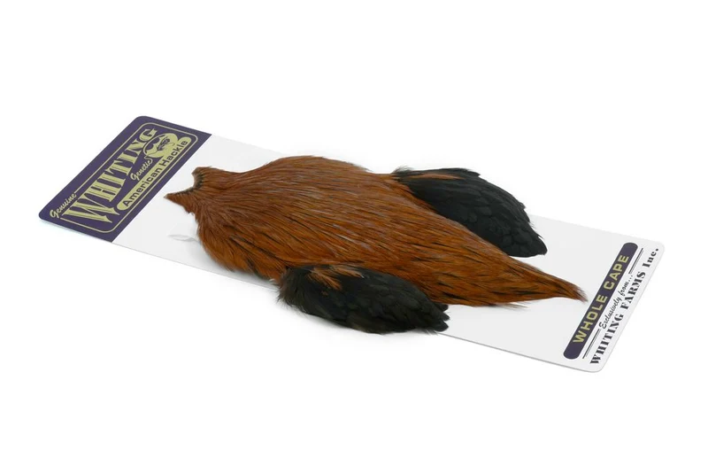 Whiting American Rooster Cape - Naturbraun