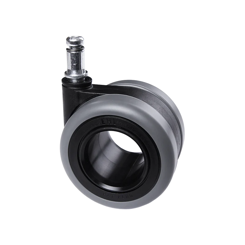 Bürostuhlrolle Ø 65 mm mit Laufring, Befestigungsstift Ø 11 mm