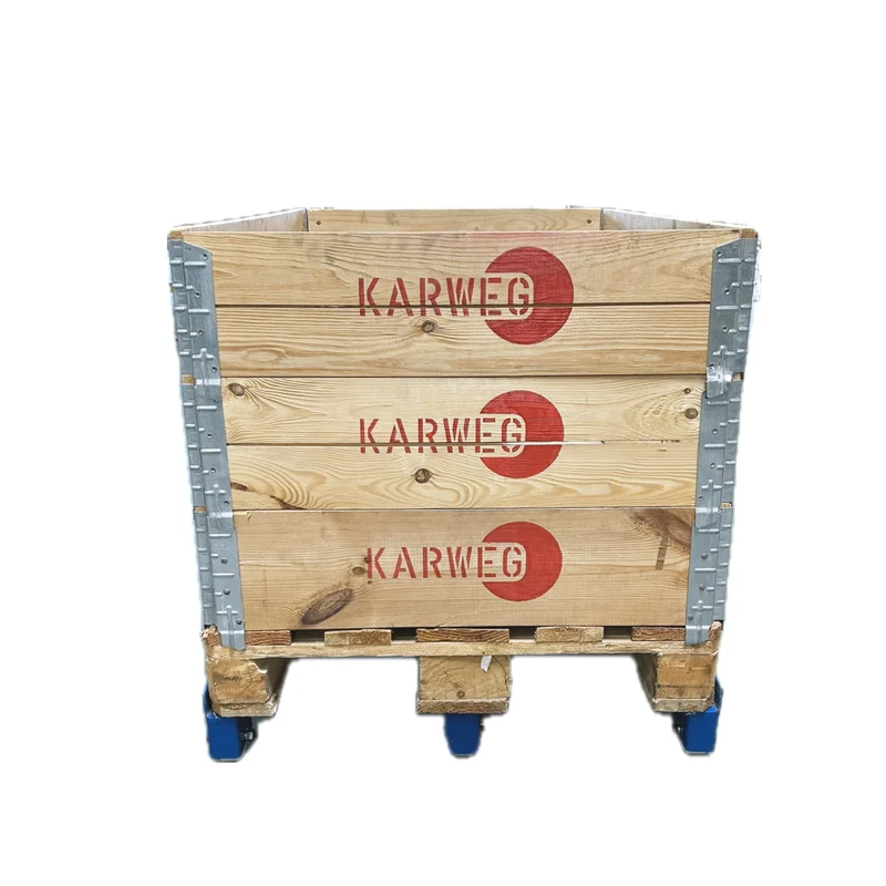 Europaletten-Rollwagen, hubwagentauglich, 1000kg, 5 Nylonrollen, niedrige Höhe