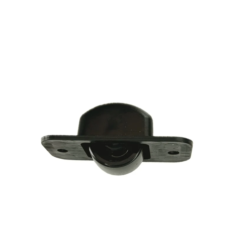 Bettkastenrolle mit Kunststoffgehäuse schwarz, Stahlachse Ø 8 mm, harte Lauffläche, Ø 25 mm