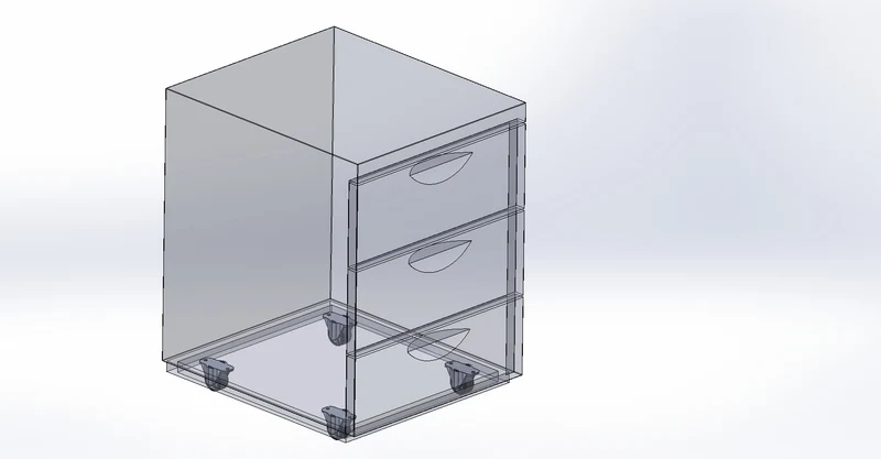 Kastenbockrolle Ø 40 mm mit weicher Lauffläche