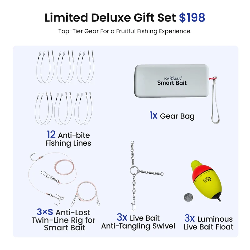 6 Smart Baits + komplettes passendes Zubehör