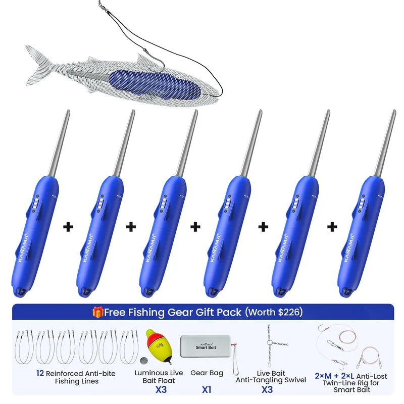 6 Smart Baits + komplettes passendes Zubehör