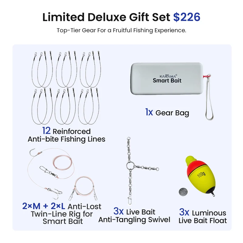 6 Smart Baits + komplettes passendes Zubehör