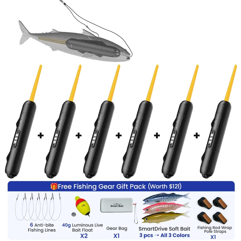 6 Smart Baits + komplettes passendes Zubehör