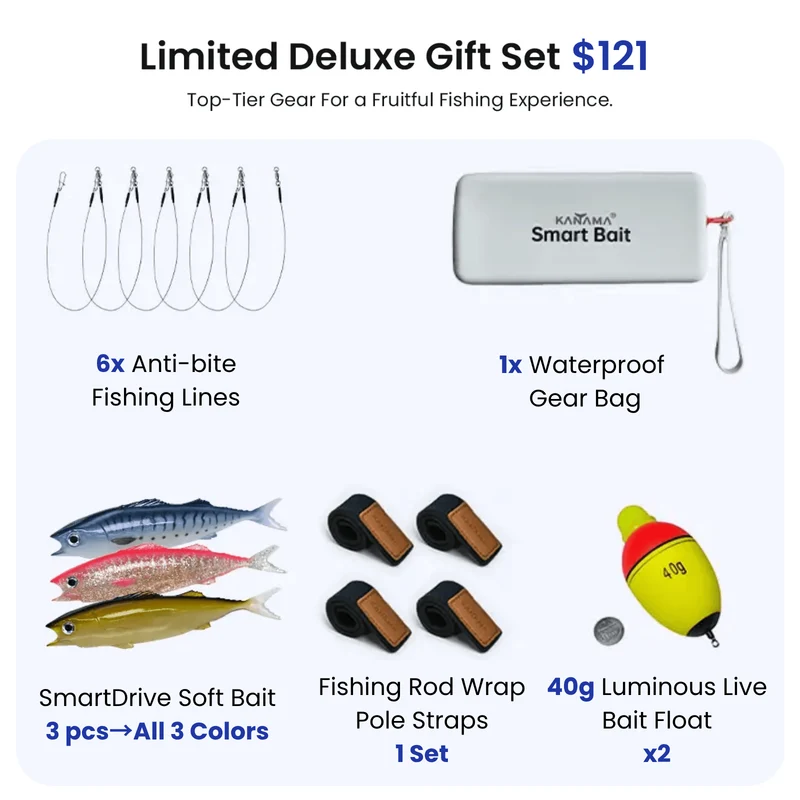 6 Smart Baits + komplettes passendes Zubehör