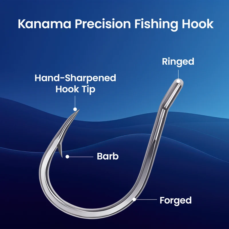 Kanama 5X Starke Angelhaken