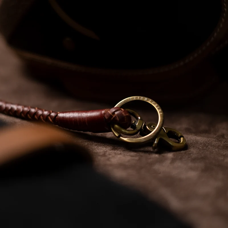Schlüsselband aus Leder