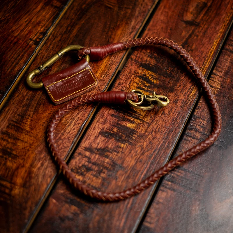 Schlüsselband aus Leder