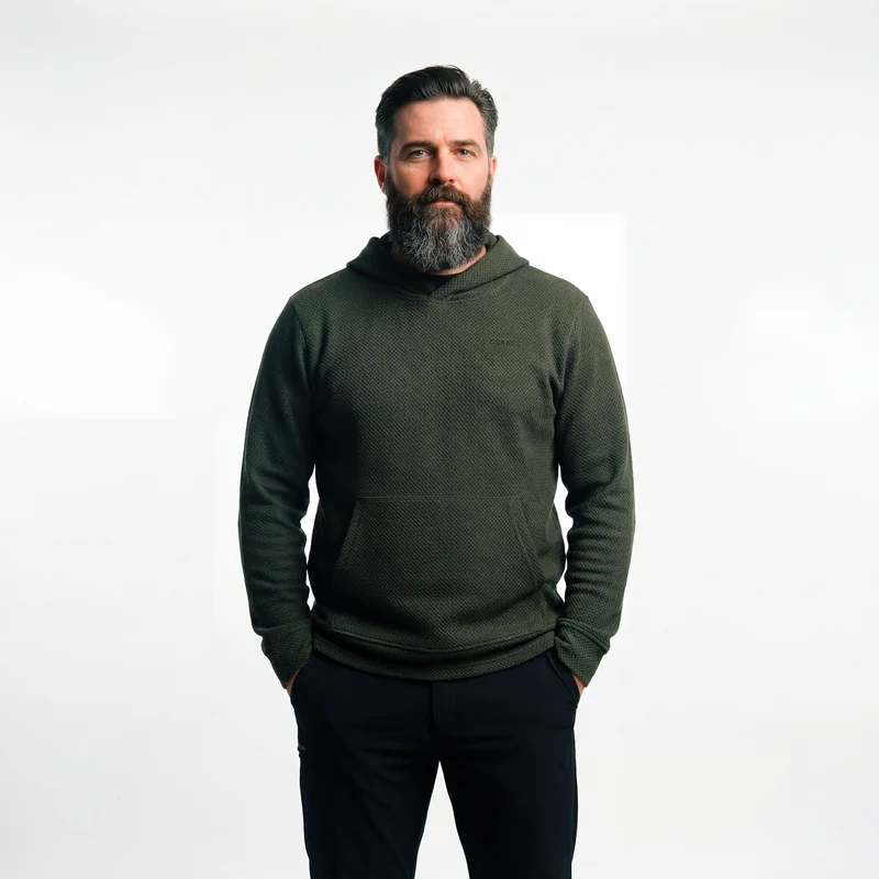 RANDO 3D KNIT HOODIE