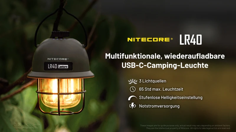 LR40 - Campinglaterne - 100 Lumen