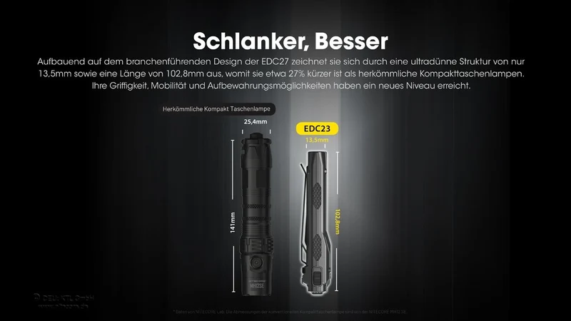 EDC23 Saber - 2500 Lumen