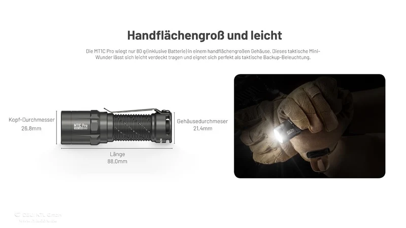 MT1C Pro - 1000 Lumen