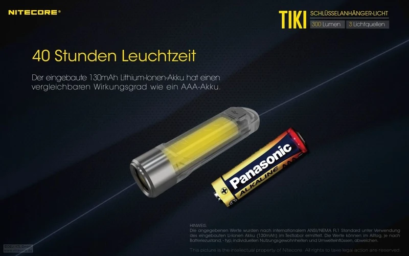 Tiki LE - 300 Lumen
