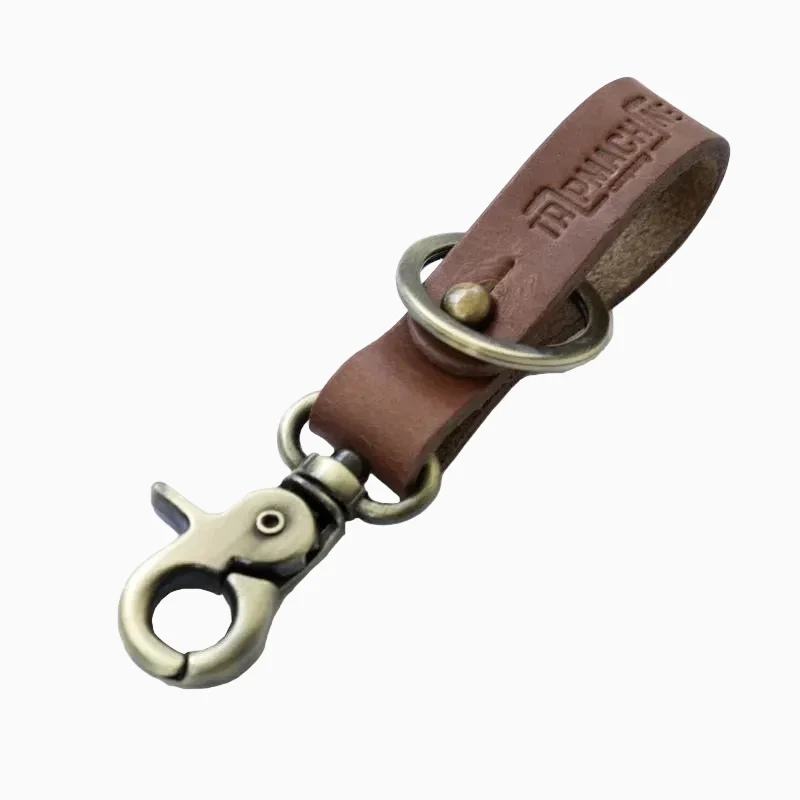 Schlüsselanhänger aus Leder