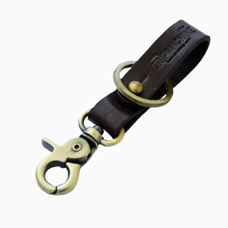 Schlüsselanhänger aus Leder