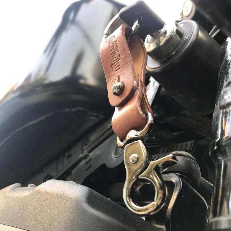 Schlüsselanhänger aus Leder
