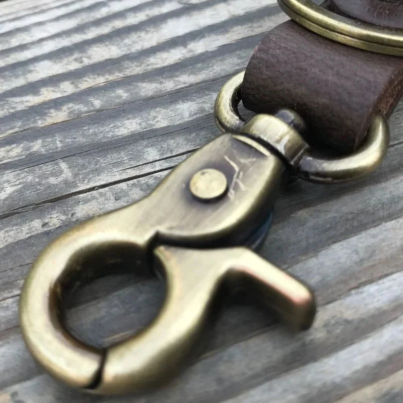 Schlüsselanhänger aus Leder