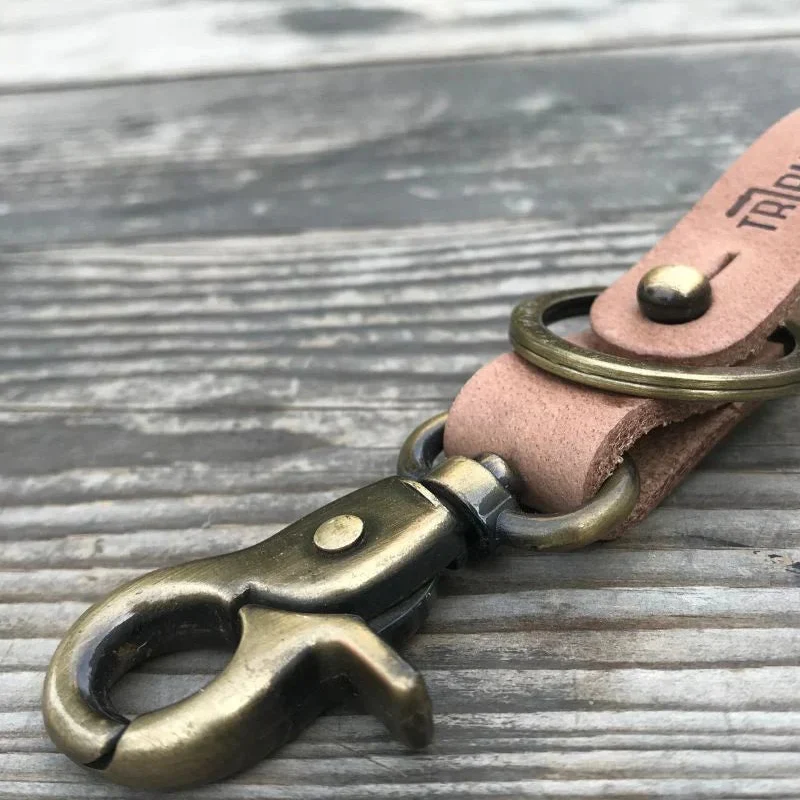Schlüsselanhänger aus Leder