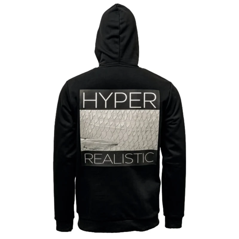 Hyper Realistic Hoodie (Ink Black)