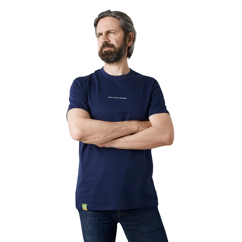 Organic Tee Winter Navi