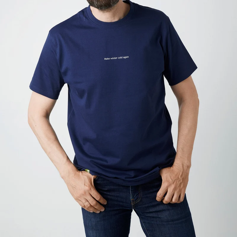 Organic Tee Winter Navi