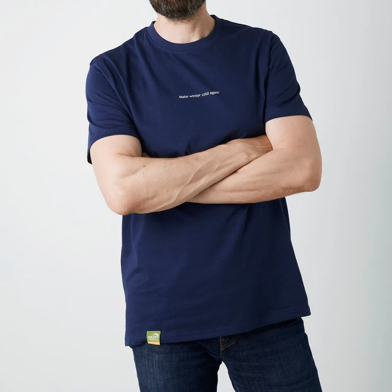 Organic Tee Winter Navi