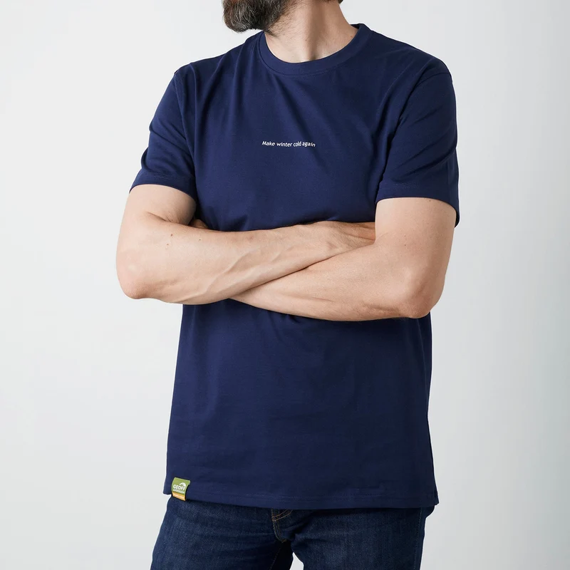 Organic Tee Winter Navi