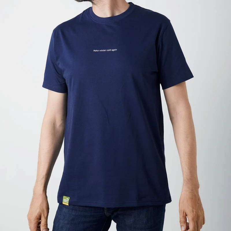 Organic Tee Winter Navi