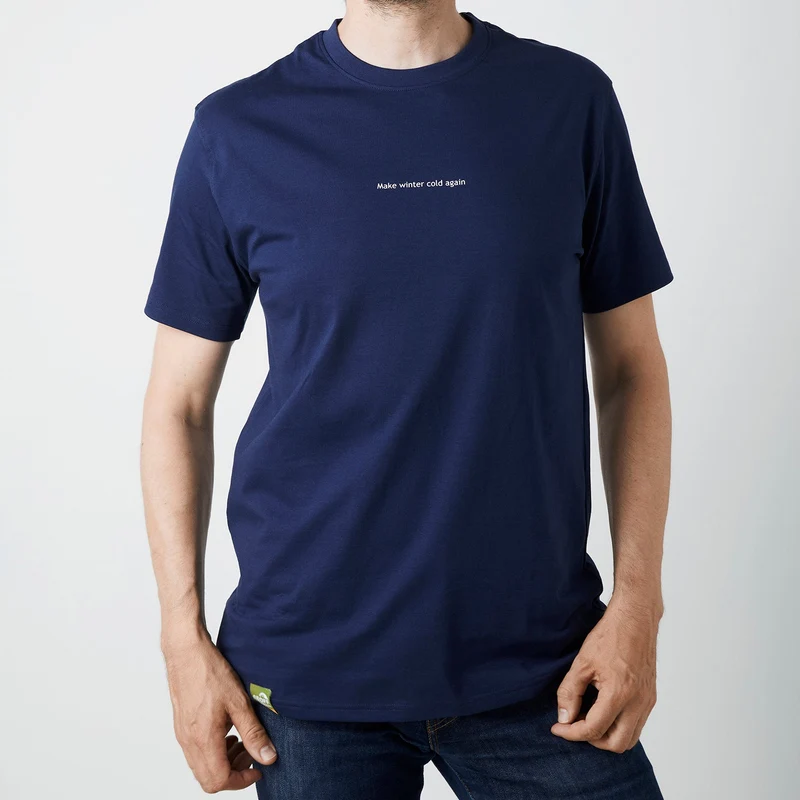 Organic Tee Winter Navi