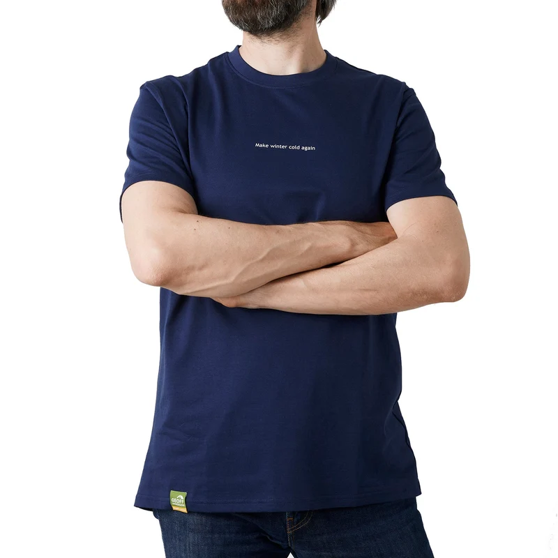 Organic Tee Winter Navi