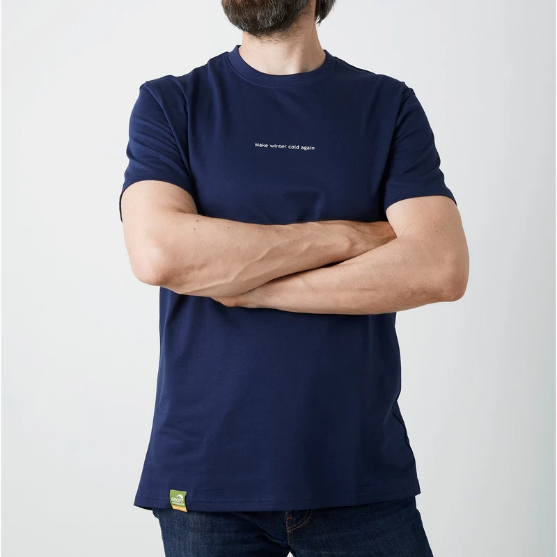 Organic Tee Winter Navi