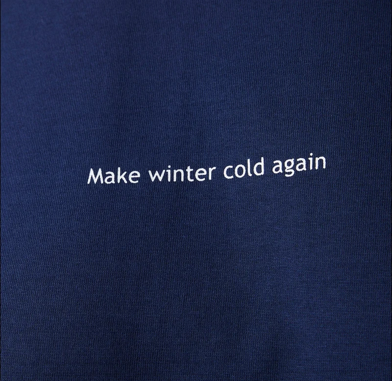 Organic Tee Winter Navi