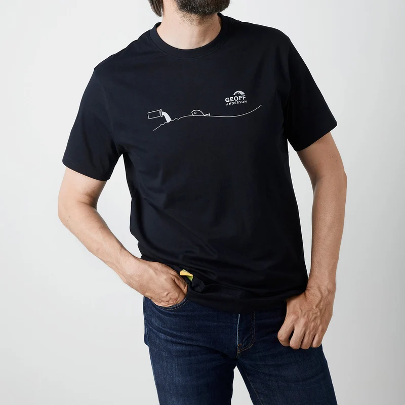 Organic Tee Pollution Black