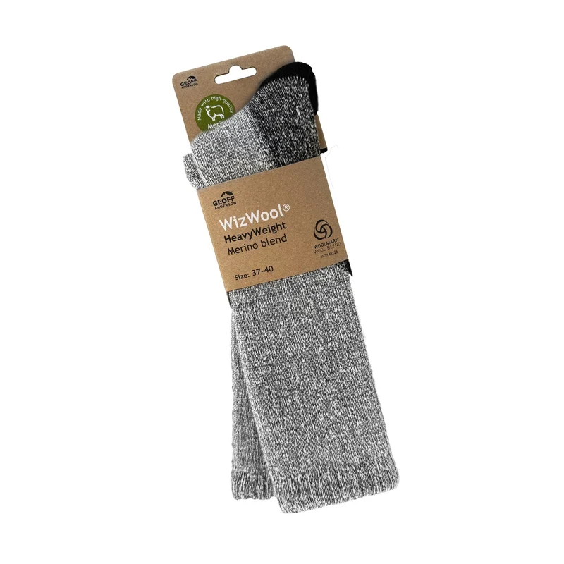 WizWool HeavyWeight Sock Grå