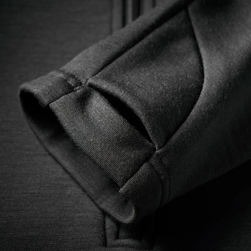 WizWool 335 Hoodie Sort