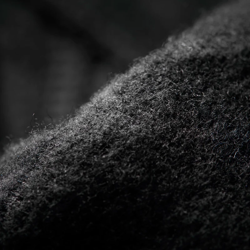 WizWool 335 Hoodie Sort