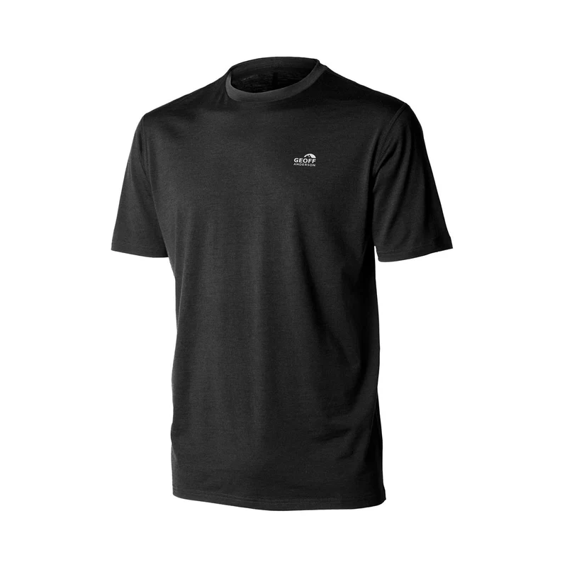 WizWool 165 Soft T-shirt Sort