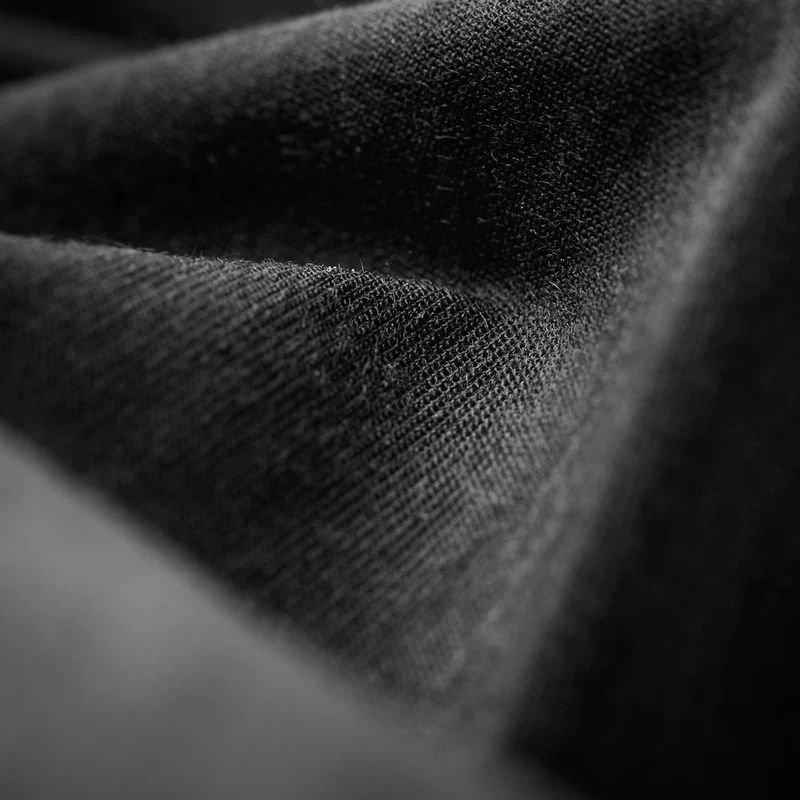 WizWool 165 Soft T-shirt Sort