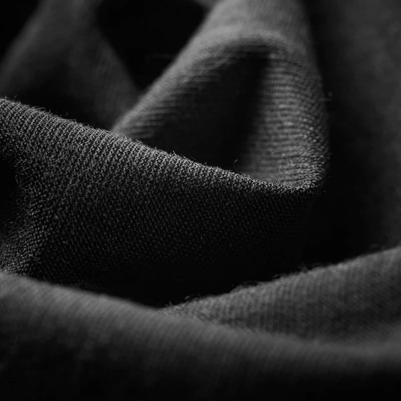 WizWool 165 Soft T-shirt Sort
