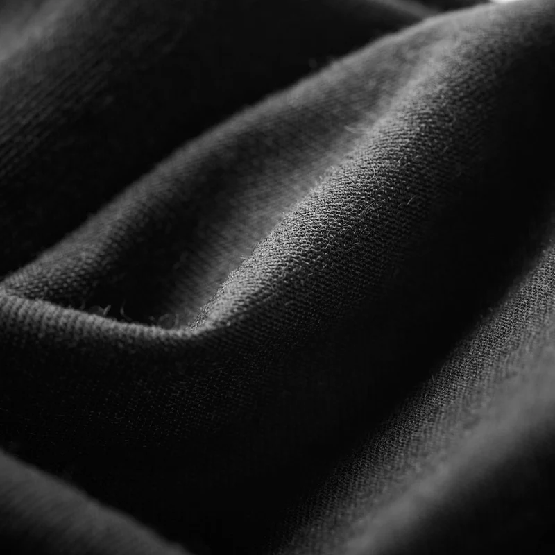 WizWool 165 Soft T-shirt Sort
