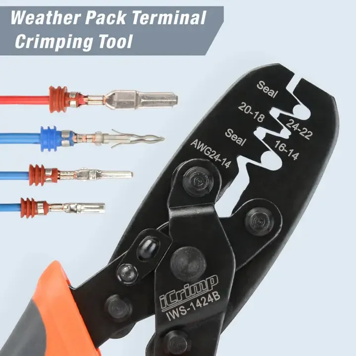 Crimpzange wasserdichte Stecker