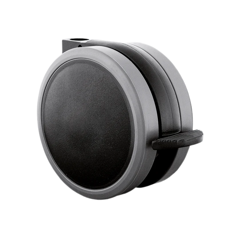 Doppelrolle Ø 65 mm mit weicher Lauffläche und Feststeller
