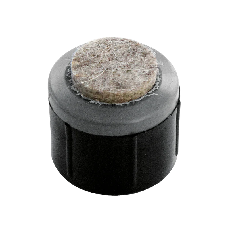 Stollengleiter Ø 25 mm mit aufgeschweißter Filzauflage