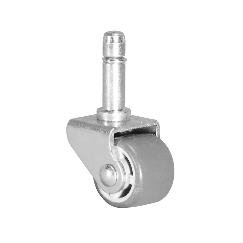 Ø 25 mm Apparaterolle verzinkt mit weicher Lauffläche, Befestigungsstift Ø 8x27 mm