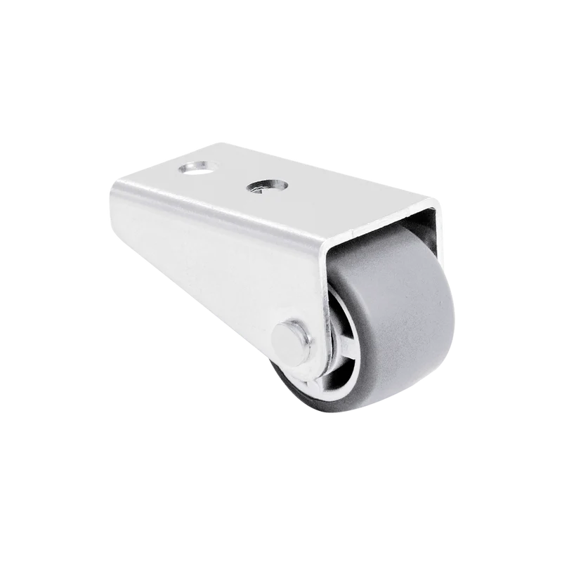 Ø 25 mm, Sonderkonstruktion Kastenbockrolle mit weicher Lauffläche, 1x Rad