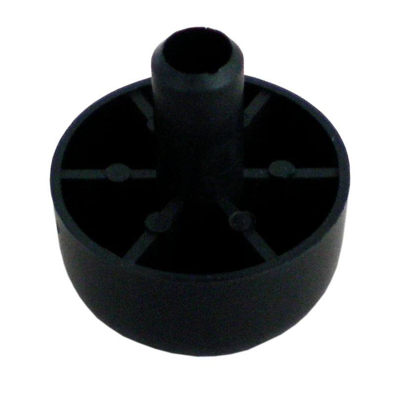 Möbelgleiter schwarz aus Kunststoff Ø 45 x 25 mm