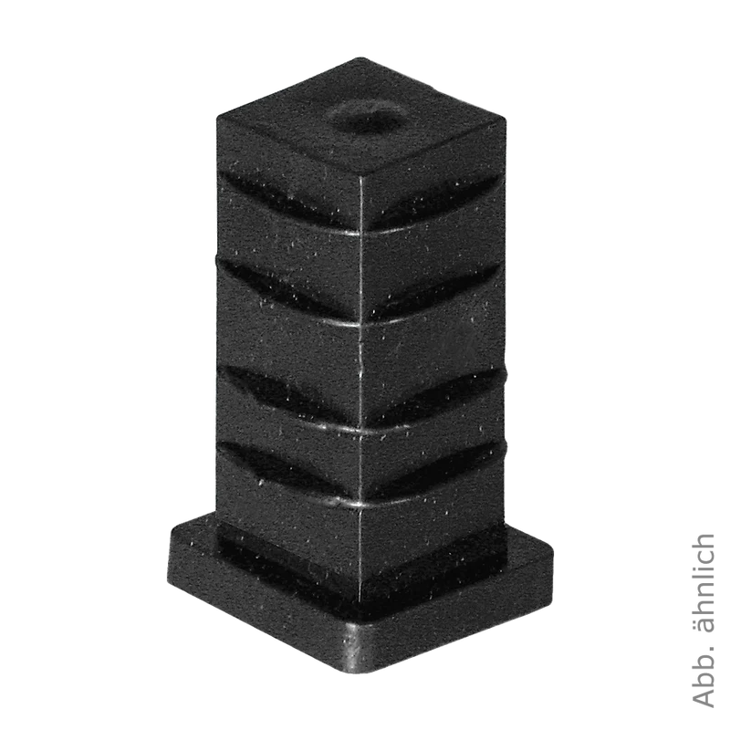 Quadratrohrhülse 2580Q25, für Rohraußenmaß 25x25x1,5