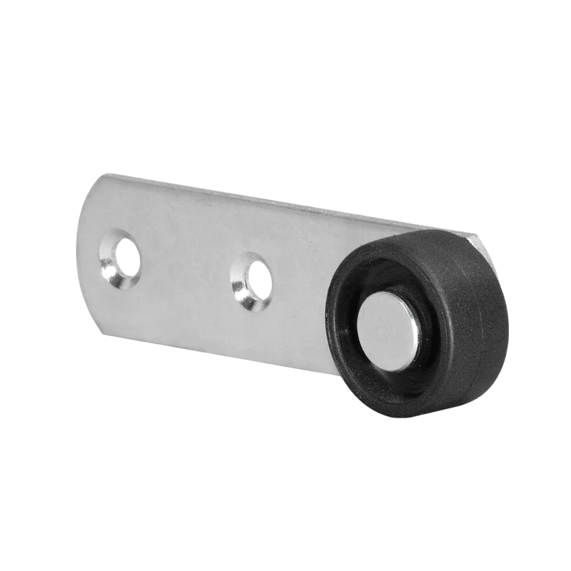 Hebel 100x28 mm verzinkt mit Rolle Ø 50 mm, harte Lauffläche